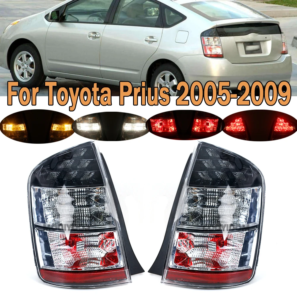 

Tail Light Rear Brake Lamp Turn Signal Taillamp White Or Black For Toyota Prius 2005 2006 2007 2008 2009 81561-47100 81551-47100