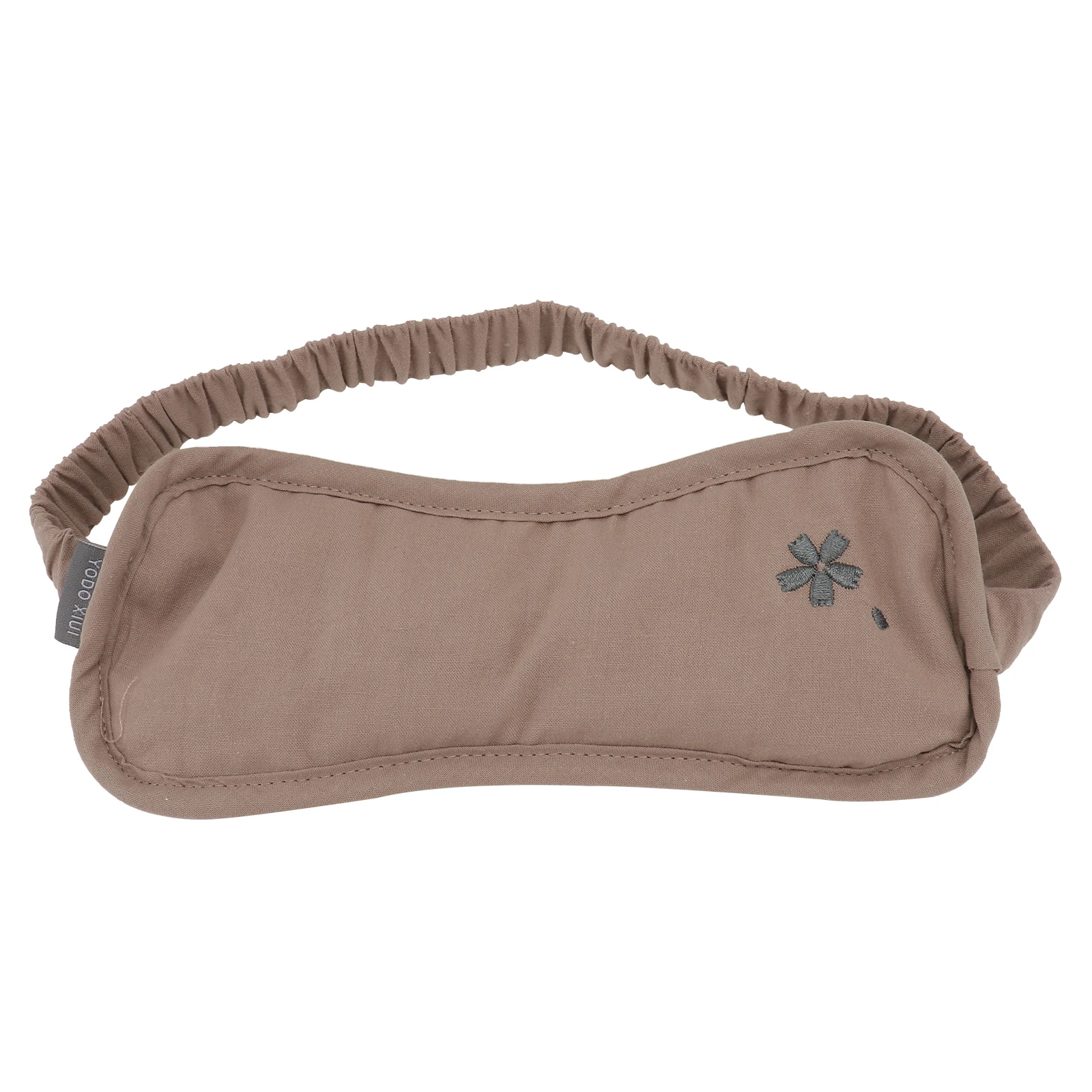 

Heating Pillow Weighted Sleep Blackout Eye Mask Adjustable Travel Nap Blindfold Light Blocking Eye Mask for Relaxation Home Use