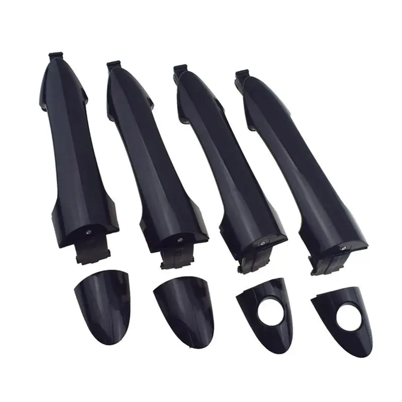 A30F-4Pcs Exterior Door Handle 82651-1Y000 82661-1Y000 83651-1Y000 83661-1Y000 For Kia Picanto 2011-2016