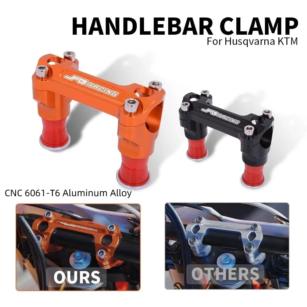 Motorrad CNC Lenker Riser Mount Clamp Für KTM Husqvarna SX SXF XCW XCFW XCF EXC EXCF 125 150 250 350 450 530 FC TC