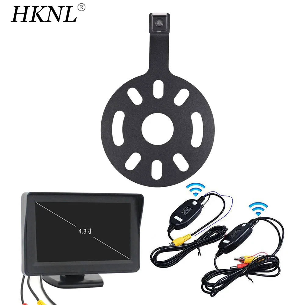 HKNL 170° CCD Car Reverse Camera With 4.3