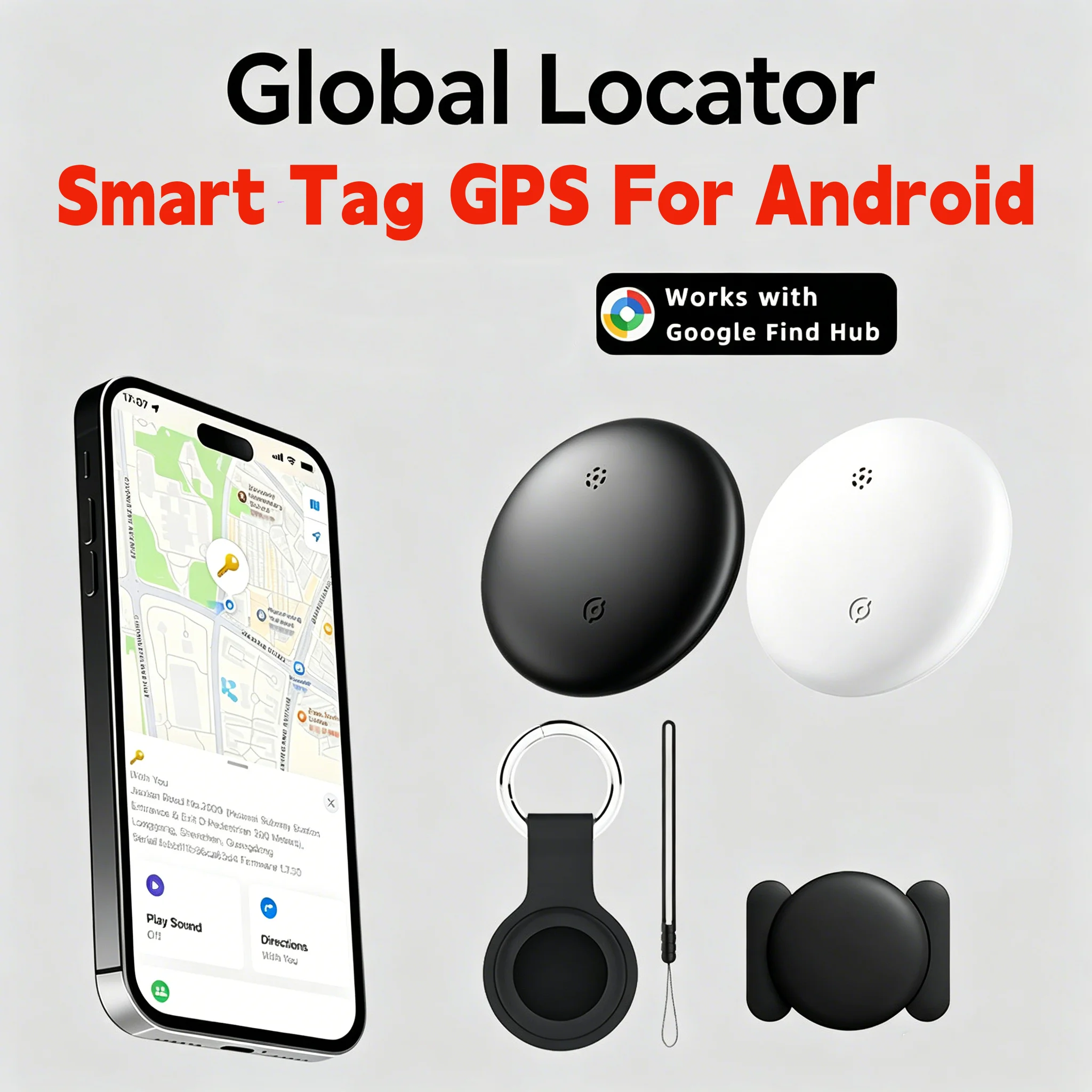 CD Airtag Android Bluetooth Anti Loss Device GPS Pet and Child Tracker Smart Tag Google Find HubTracker