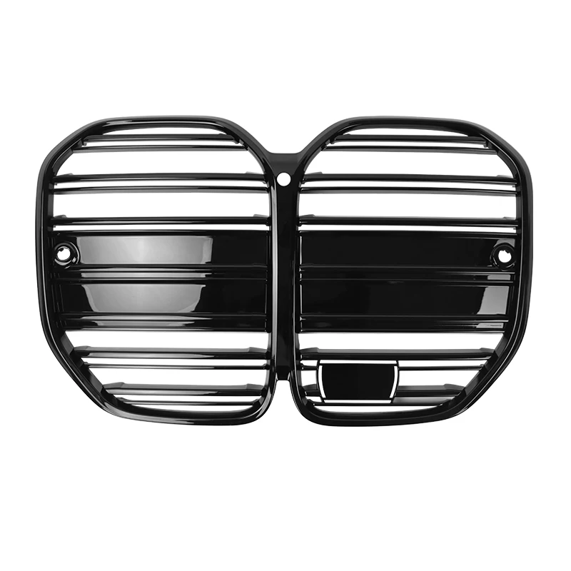 Double salt glossy black car accessories for 4 SERIES G22 with ACC front car grille