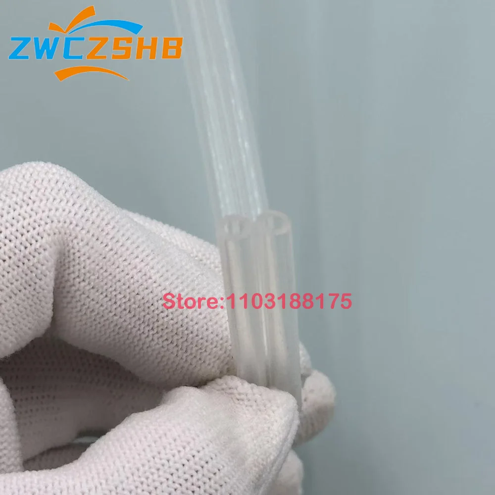 5 متر لينة سيليكون الحبر أنبوب خط مزدوج خطين لإبسون ميماكي غطاء علوي Mutoh VJ 1604 1624 مضخة الجمعية الأنابيب خرطوم 4.5*2.5 مللي متر #6