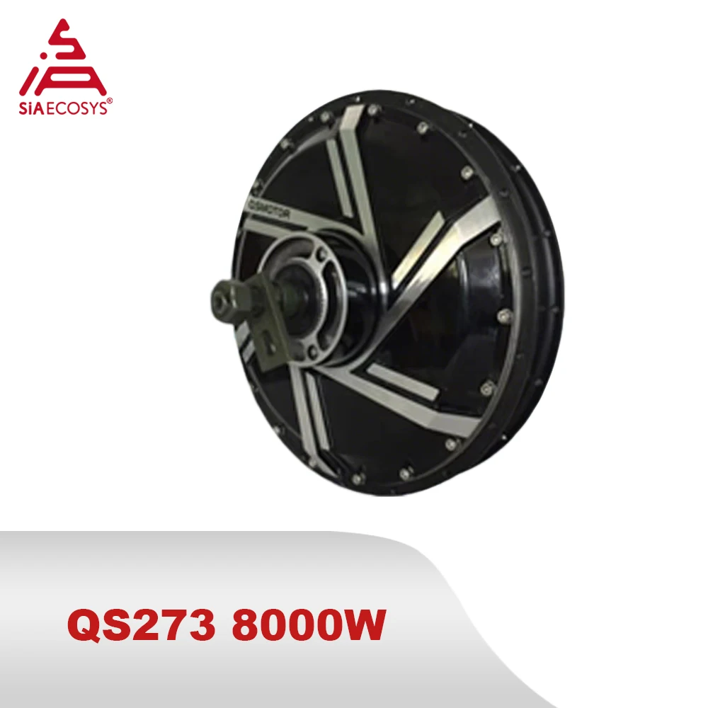 

QSMOTOR 273 8000W V3 Brushless In Wheel Hub Motor High Speed 120KPH For Electric cycle From SIAECOSYS