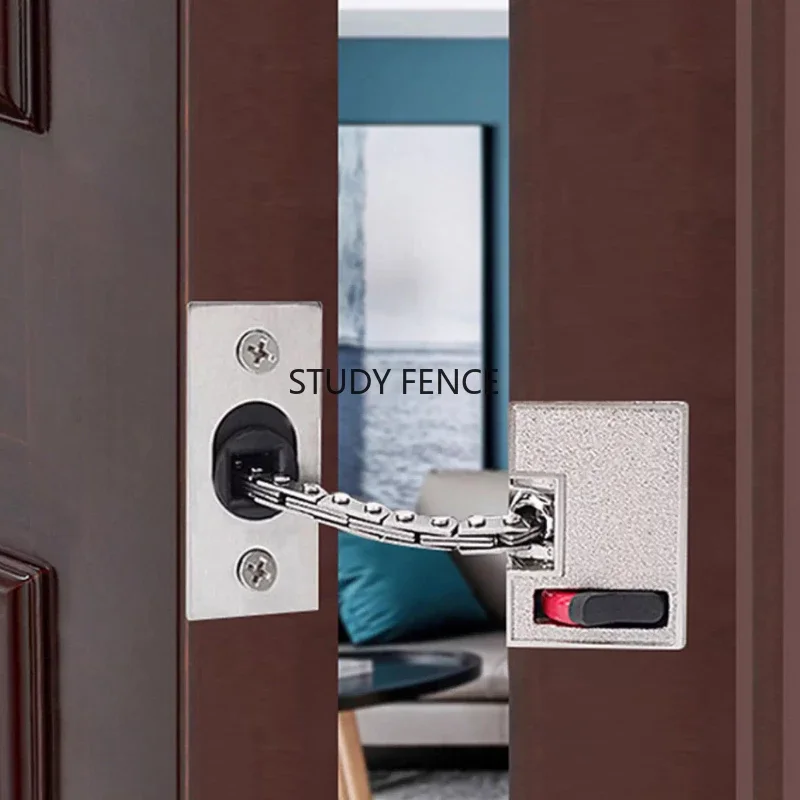 Zinc Alloy Concealed Anti-theft Chain, Hotel Safety Chain, Household Anti Lock Door Bolt, Door Chain Lock, Household Hardware
