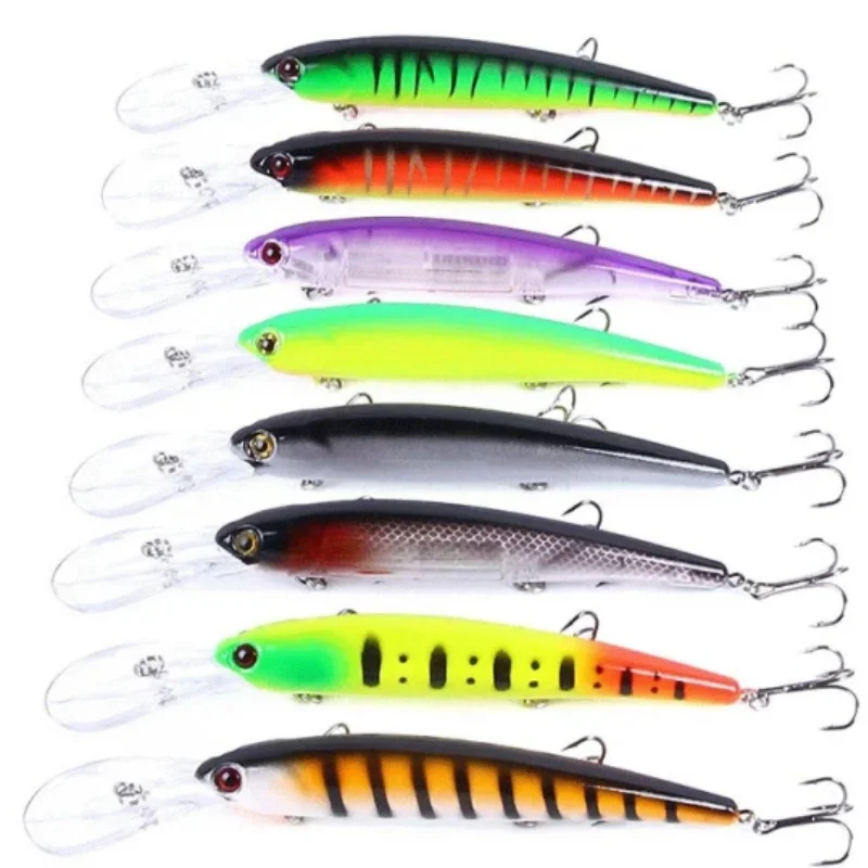 Deep Diving 16.5cm 21g Large Submerged Minnow Wobbler Luya Bait Artificial Hard Bait Crankbait Bass Pike Perch Fishing Tackle