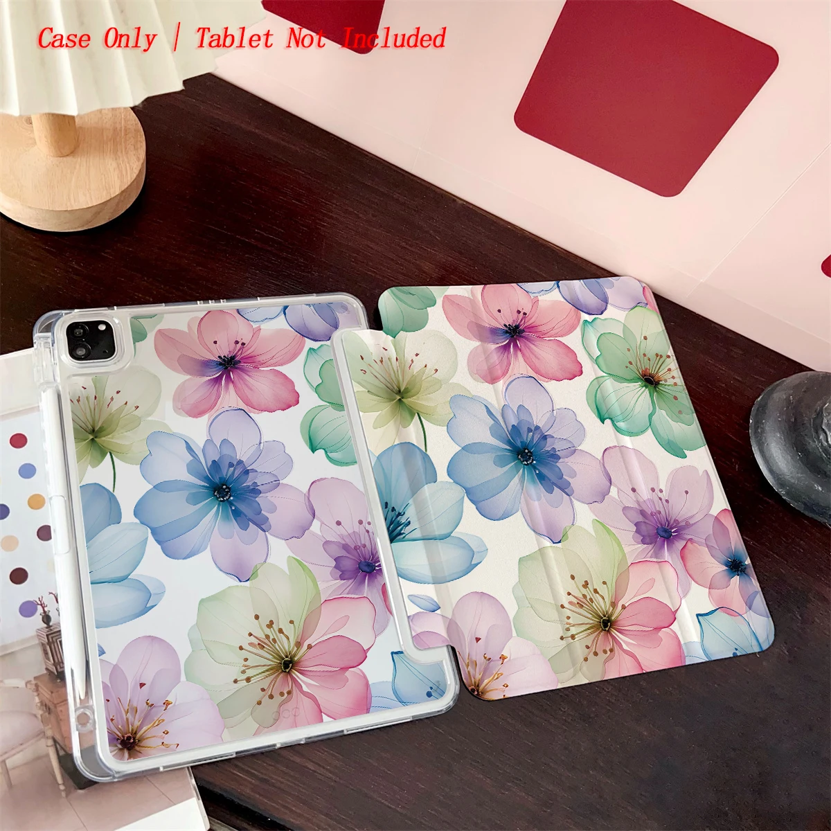 Slim Fit Premium TPU Tablet Cover, Shockproof Durable Lightweight Protective Case for iPad Samsung Huawei Honor Redmi Xiaomi