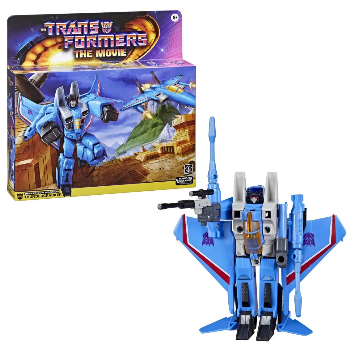 [in-stock] hasbro Transformers Retro The Transformers: The Movie Thundercracker  Action Figures  Christmas Gift Model Toy Anime