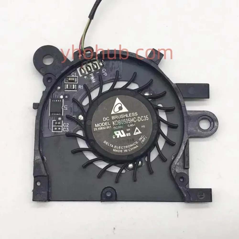 

Вентилятор охлаждения Delta Electronics KDB0505HC DC35 739561-001, 5В 0.40А, 4-проводной