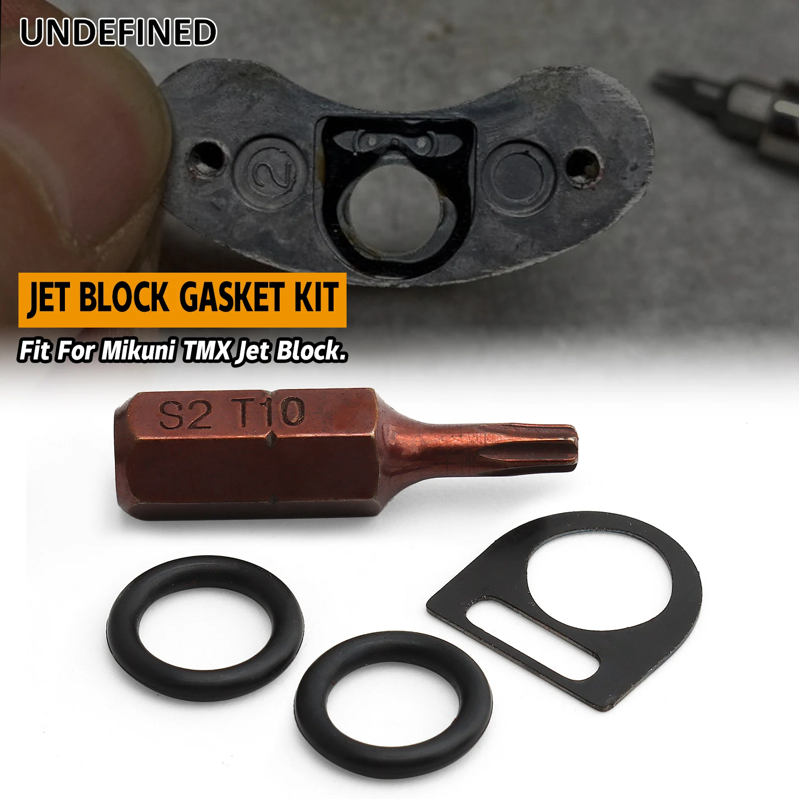 Fit For Mikuni TMX Jet Block JDMK05 Jetting Jet Block Gasket Kit