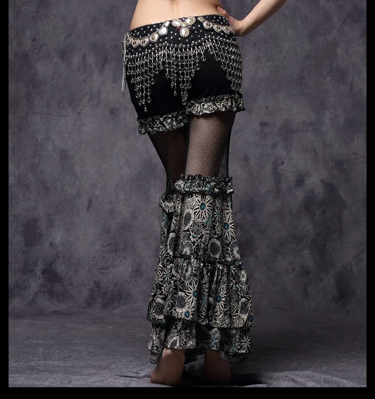 Sukienka do tańca brzucha w stylu plemiennym na występy w stylu undercover na rok 2026, sukienka do występów ATS, duża spódnica, styl etniczny.