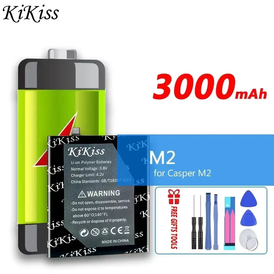 

Высокоэффективная сменная батарея премиум-класса емкостью 3000 мАч для мобильного телефона Casper M2