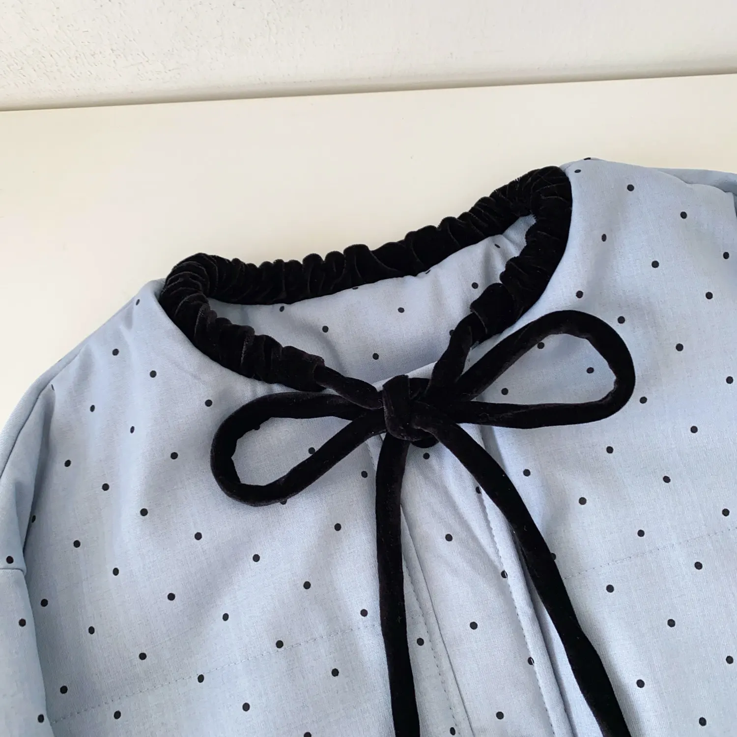 SINGREINY Polka Dot Cotton-Padded Short Jacket Korean Lace Up Drawstring Pocket 2026 Winter Ladies Preppy Style Warm Thick Coat
