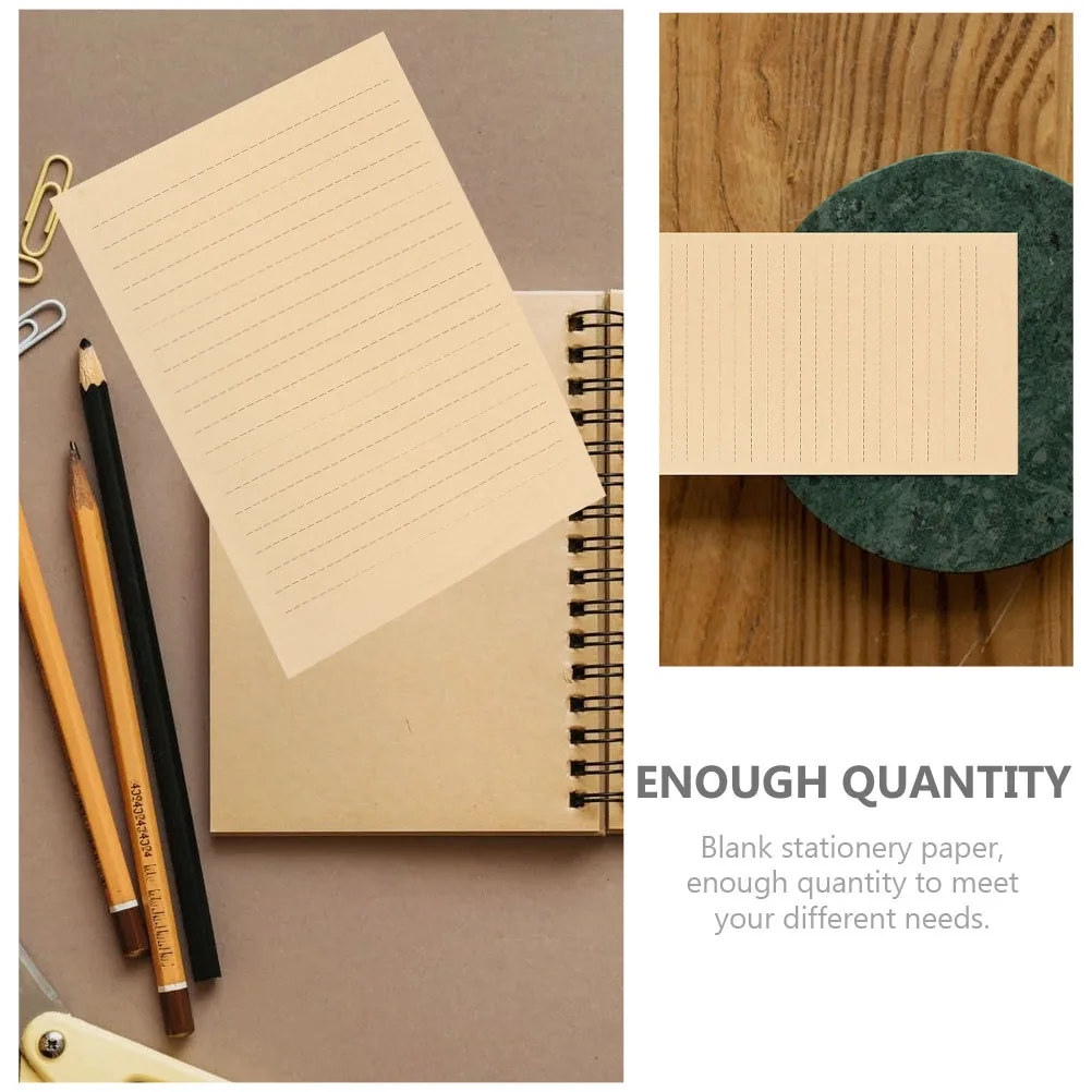 150 قطعة ورق الكرافت خمر ورق للكتابة الرجعية رسالة القرطاسية للملاحظات بطاقات تحيات إعلانات صياغة الطباعة #2