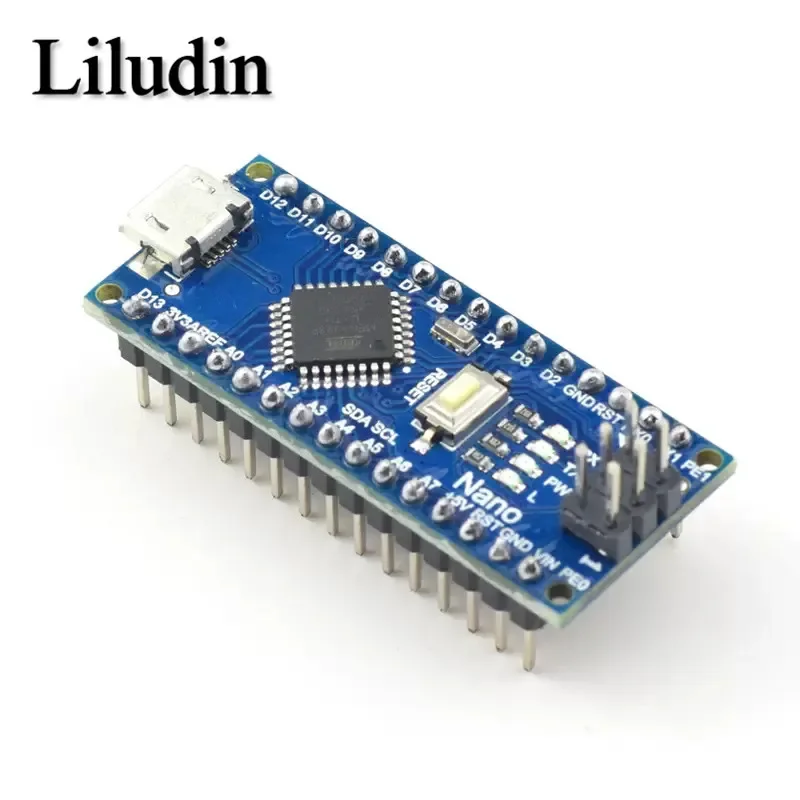 Promotion For arduino Nano 3.0 Atmega328 Controller Compatible Board Module PCB Development Board without USB V3.0 mircro type-c