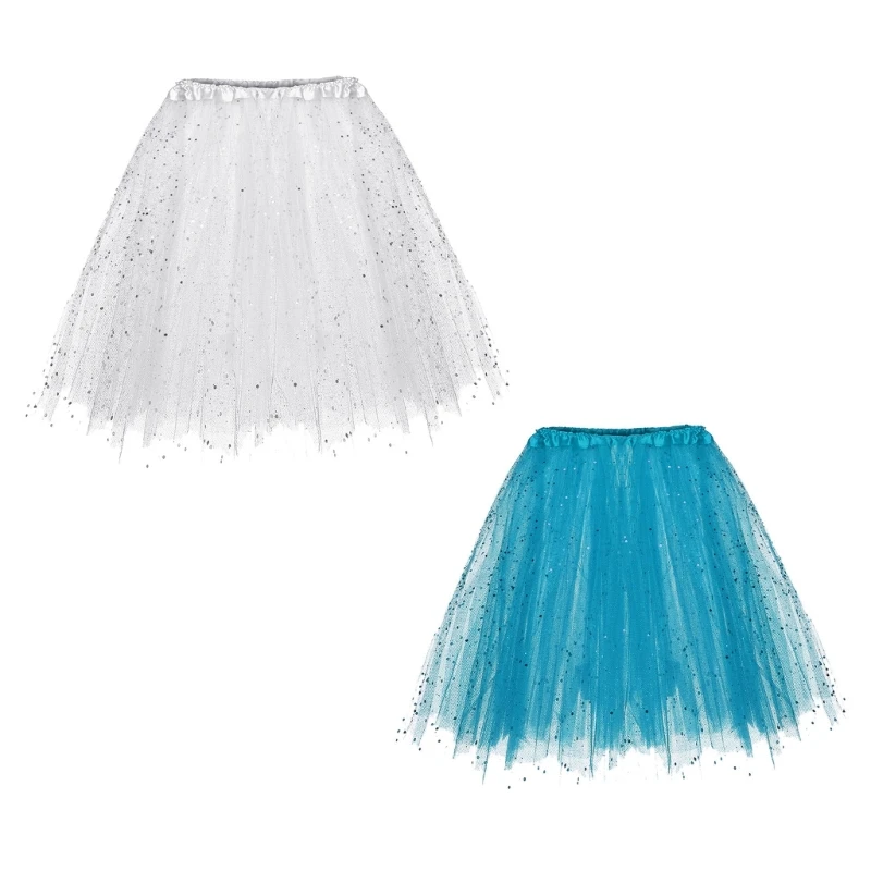 Tulle Tutus for Women 3 Layered Tutus Skirt Girl Teens Short Skirt Halloween Party Favor Costume Ballet Dance Skirts