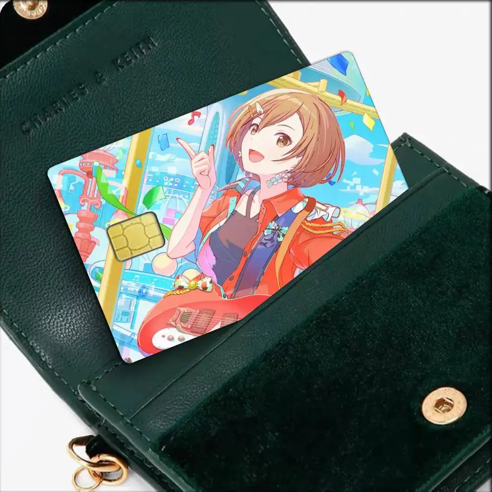 Virtual Idols MEIKO Waterproof Film Skin Cover Credit Card Stickers Debit Front Bank Bus Pass