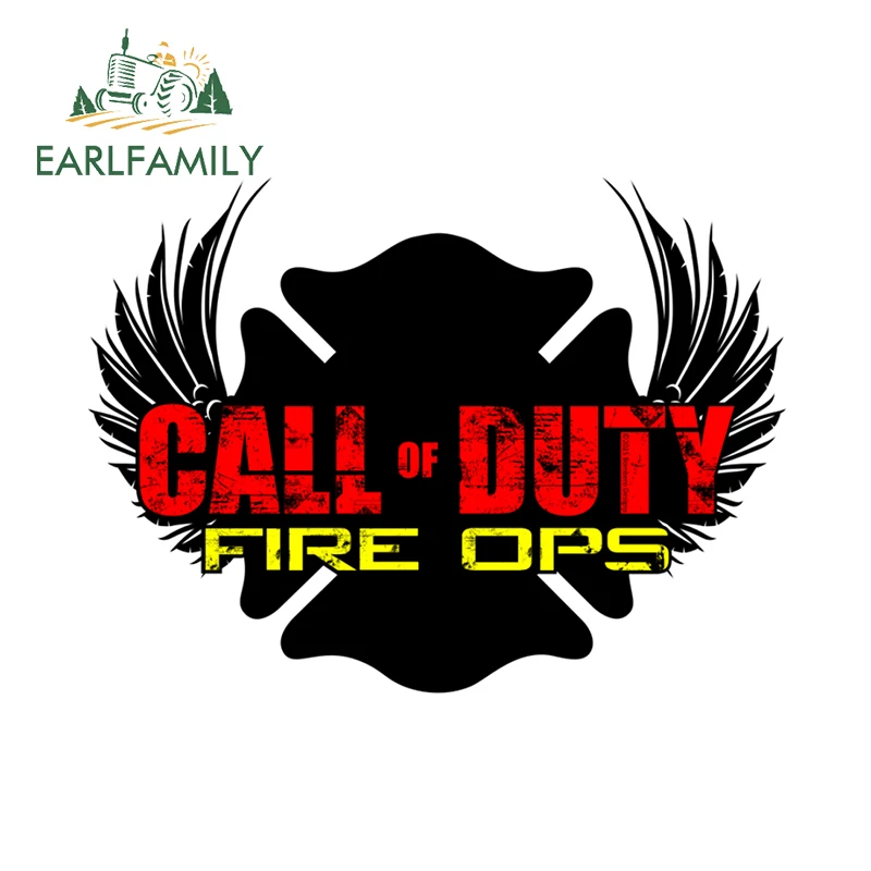 EARLFAMILY 13cm for Call of Duty Different Series FPS Game Logo Car Stickers Waterproof Cartoon Decals Vinyl Car Wrap Creative