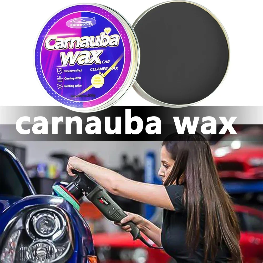 

Car Wax Auto Paint Care Carnauba Paste Wax Brazilian Polishing Wax Paste High Gloss Shine Super Hydrophobic Coating Glazing