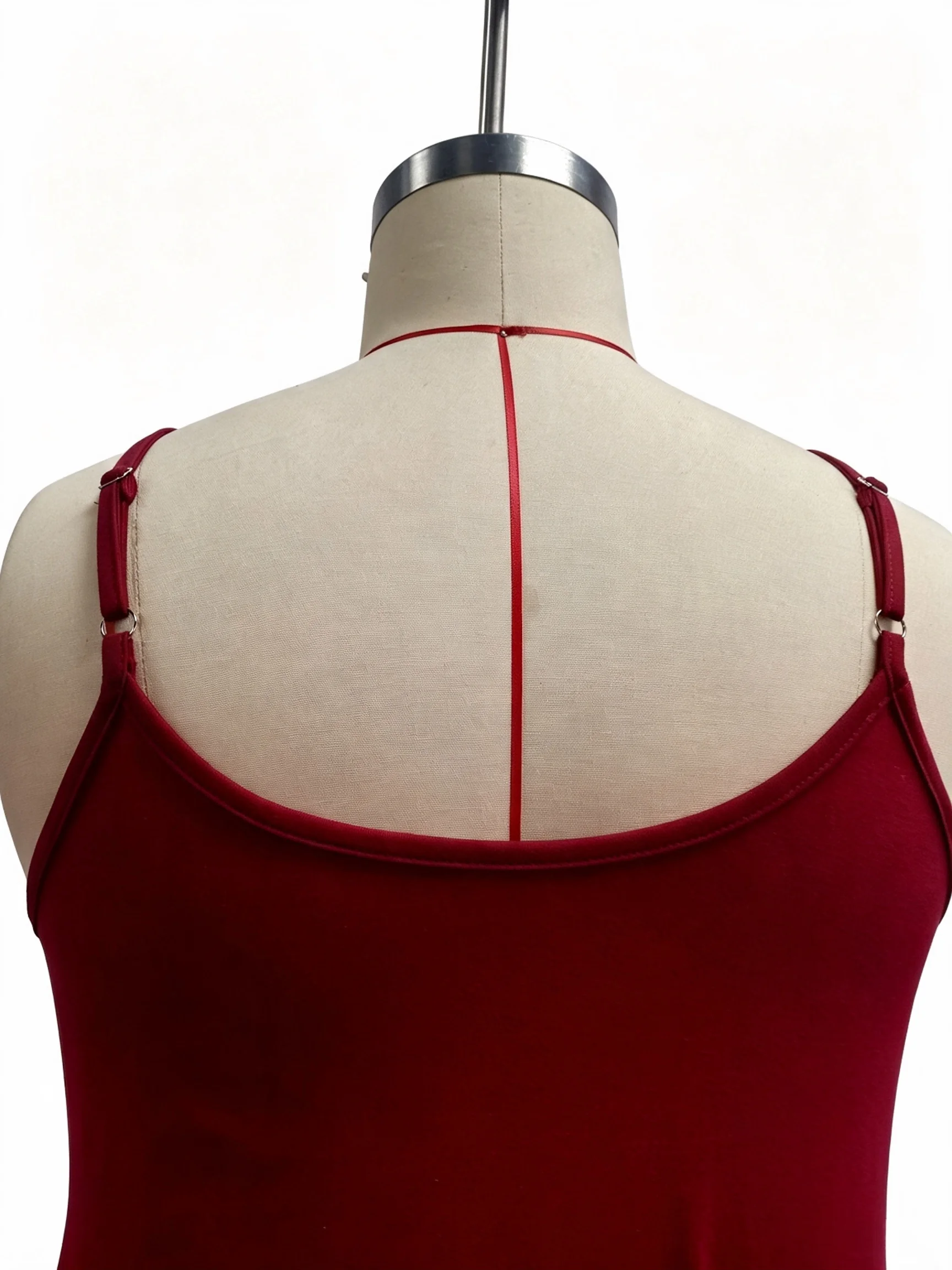 Damen Plus Size Spitzenbesatz Crisscross V-Ausschnitt Cami-Top Verstellbare Spaghettiträger A-Linie Lässiges Ärmelloses Tanktop – Detail 16