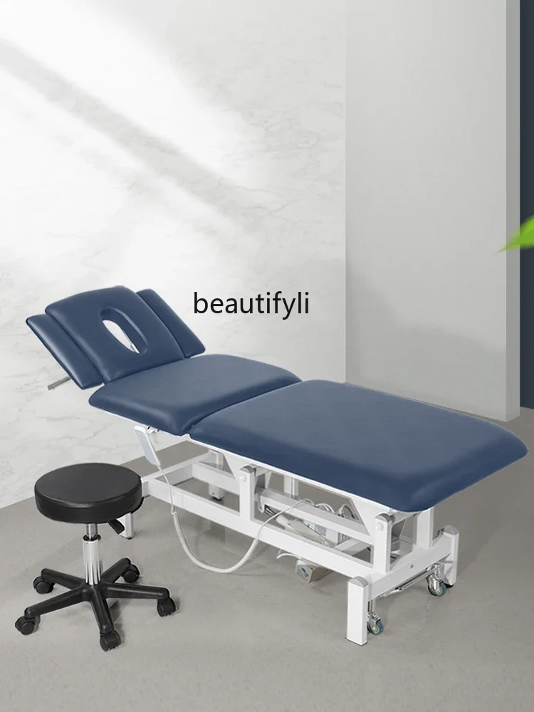 ss newMultifunctional PT sports rehabilitation therapy bed electric lifting massage bed Chinese medicine chiropractic bed massag