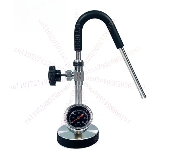 Outdoor Portable Steam Milk Frother With Pressure Gauge Detachable Coffee Steam Wand For Latte Art Milk Foam Making