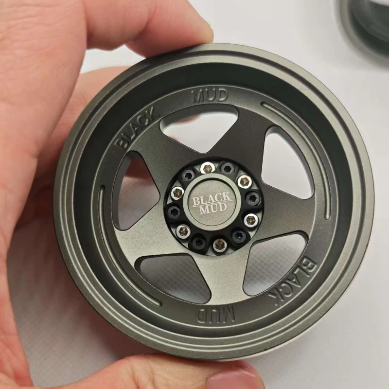 

4PCS 2.6-inch Metal Wheel Hub for 1/8 RC Crawler Car Easy To Control 4082 H8H TRX4 1:7 Relalo MK07 Parts