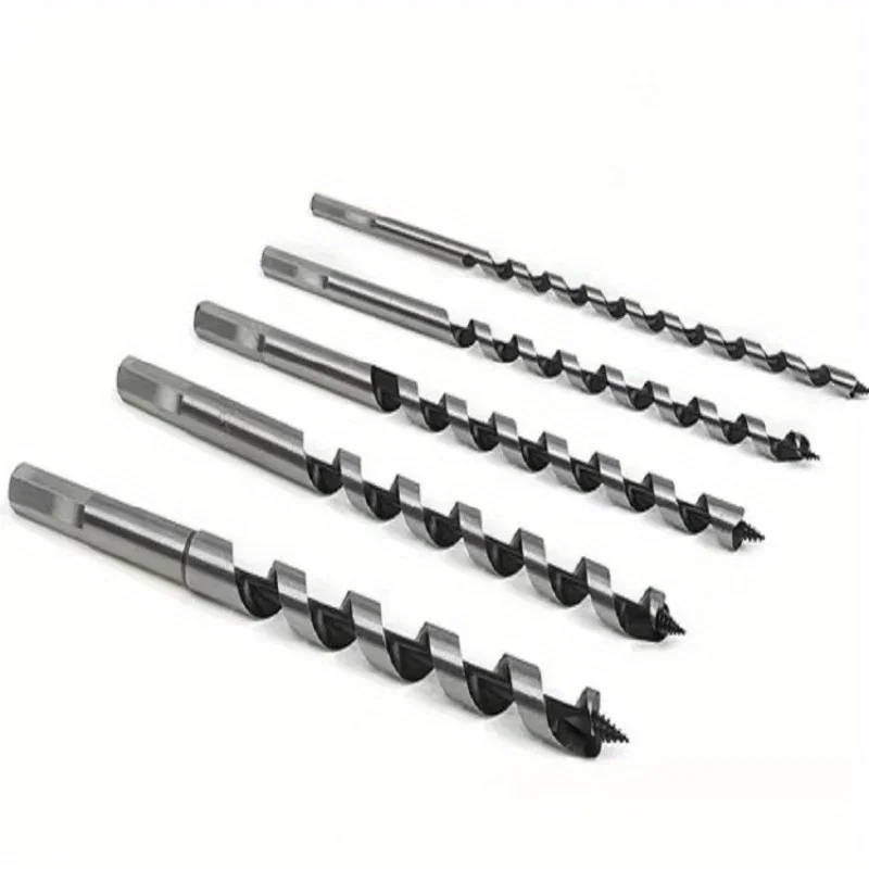 5Pcs/Set 230mm SDS Plus Round Shank 6 10 14 18 20mm Woodworking Metal Drill Bit Saw Drywall Downlight Reaming Thin Plastic Sheet