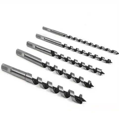 5Pcs/Set 230mm SDS Plus Round Shank 6 10 14 18 20mm Woodworking Metal Drill Bit Saw Drywall Downlight Reaming Thin Plastic Sheet