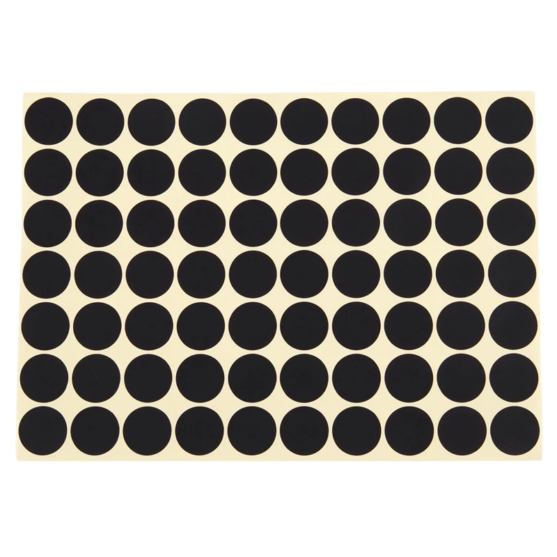 19mm Circles Round Code Stickers Self Adhesive Sticky Labels Black