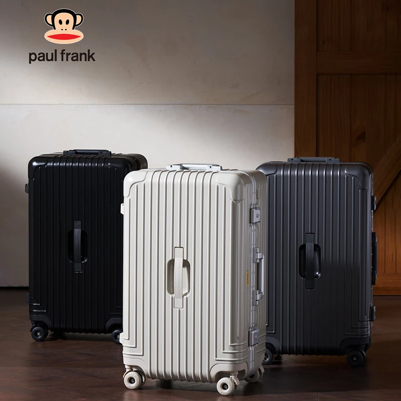 20"24"26"28 Inch Travel Suitcase PC Aluminum Frame Boarding Case Large Size Trolley Case Trolley Luggage Bag Men Women's Luggage
