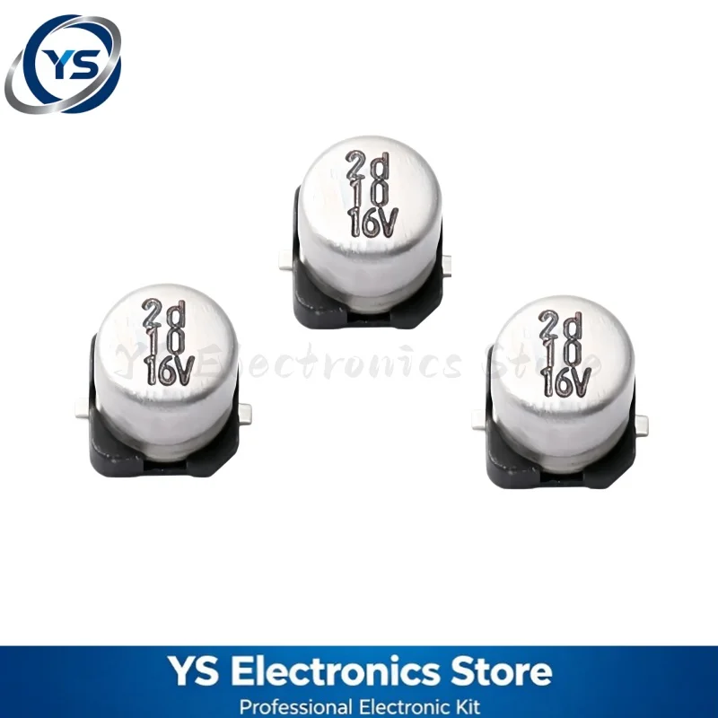 RVB 16V10UF Volume 5X5.3MM SMD Nonpolarity Electrolytic Capacitor RVB-16V100MU-RR2 10UF 16V NEW