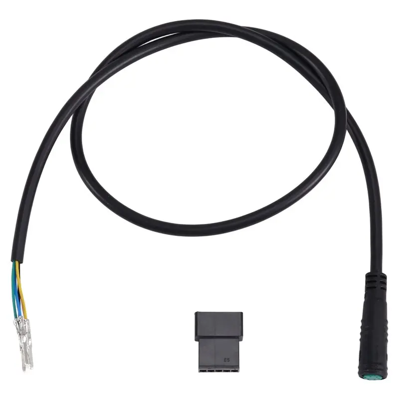 

【СОВЕРШЕННО НОВЫЙ】Для дисплея и контроллера Удлинительный кабель Адаптер с 5 отверстиями для электронного велосипеда Для подключения дисплея