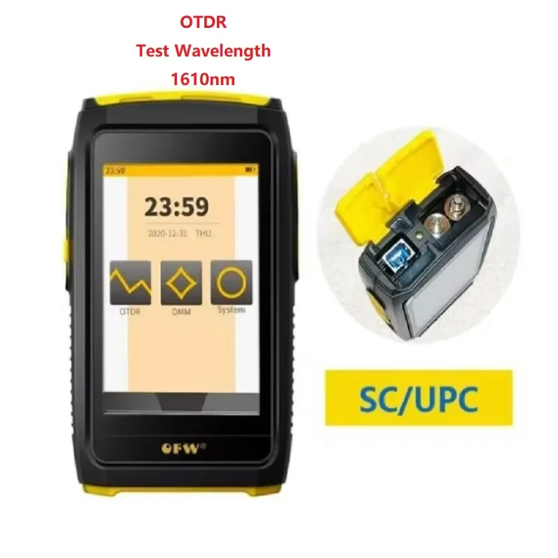 NEW OFW  Active Fiber Live Tester 1610nm 20dB Optic Reflector Optical Reflectometer Touch Screen OPM VFL iOLA