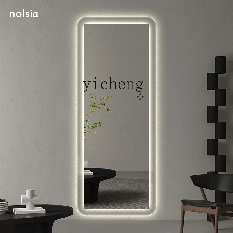 L7-14 three-dimensional intelligent full-length mirror full-body floor mirror household cloakroom mirror wall hanging