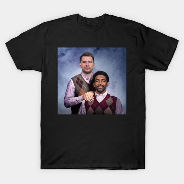 Luka And Kyrie Step Brothers T-Shirt Casual O-Neck Tee Shirts Streetwear New Fashion Top Tees