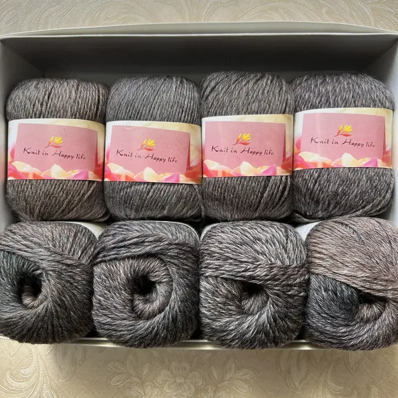 Picture 6: 500g/set Segment Dyeing Wool Knitting Yarn Sweater Cardigan Hats Scarf Shawl Diy Soft Comfortable Fluffy Warm Gradient Thread