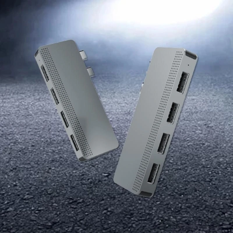 K0EA Rocketek Dual Type C Hub USB Adattatore FormacBooks Air/ 13 Dock Station