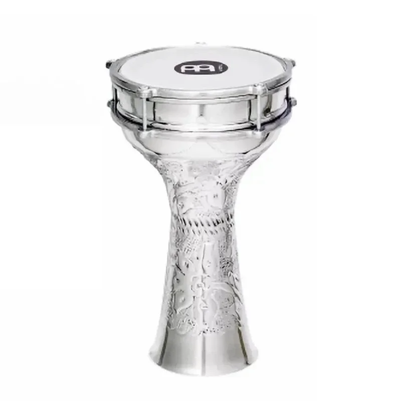 1Pc Doumbek Handmade Aluminum Tambourine Stage Performance Professional Percussion Musical Instrument Darbuka Arabian Drum