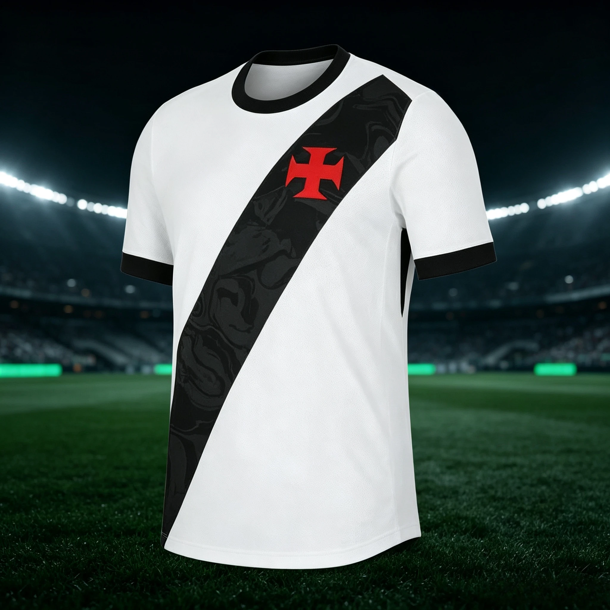 2026/27 Season Vasco da Gama Unisex Football Jersey, Mesh Breathable 3D Print Shirt, Men Women Summer Sport Quick Drying Jersey