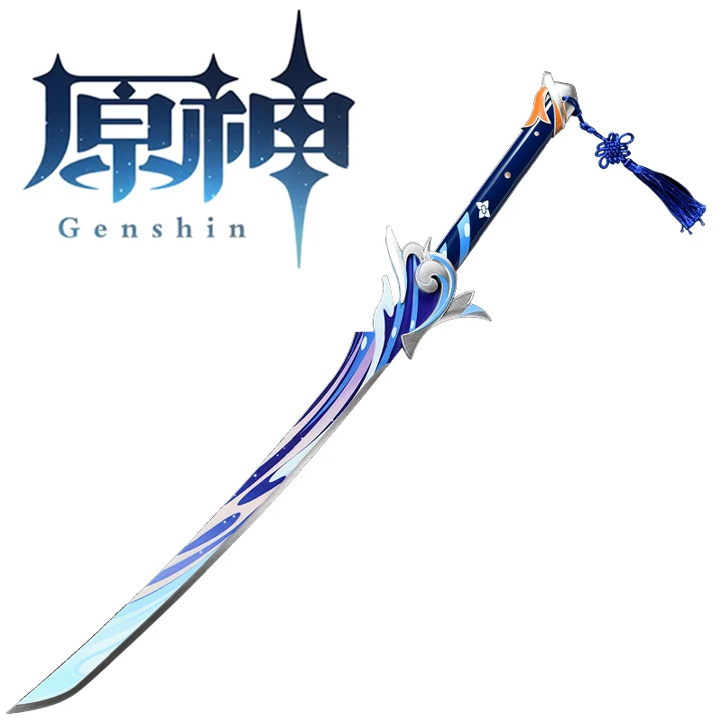 Game Genshin Impact Haran Geppaku Futsu-Inazuman sword-Cosplay Prop Steel Metal Halloween Christmas Party Fancy Home Decoration