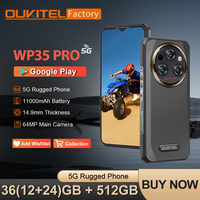 Oukitel WP35 PRO 5G Smartphone 36GB+512GB 6.6\