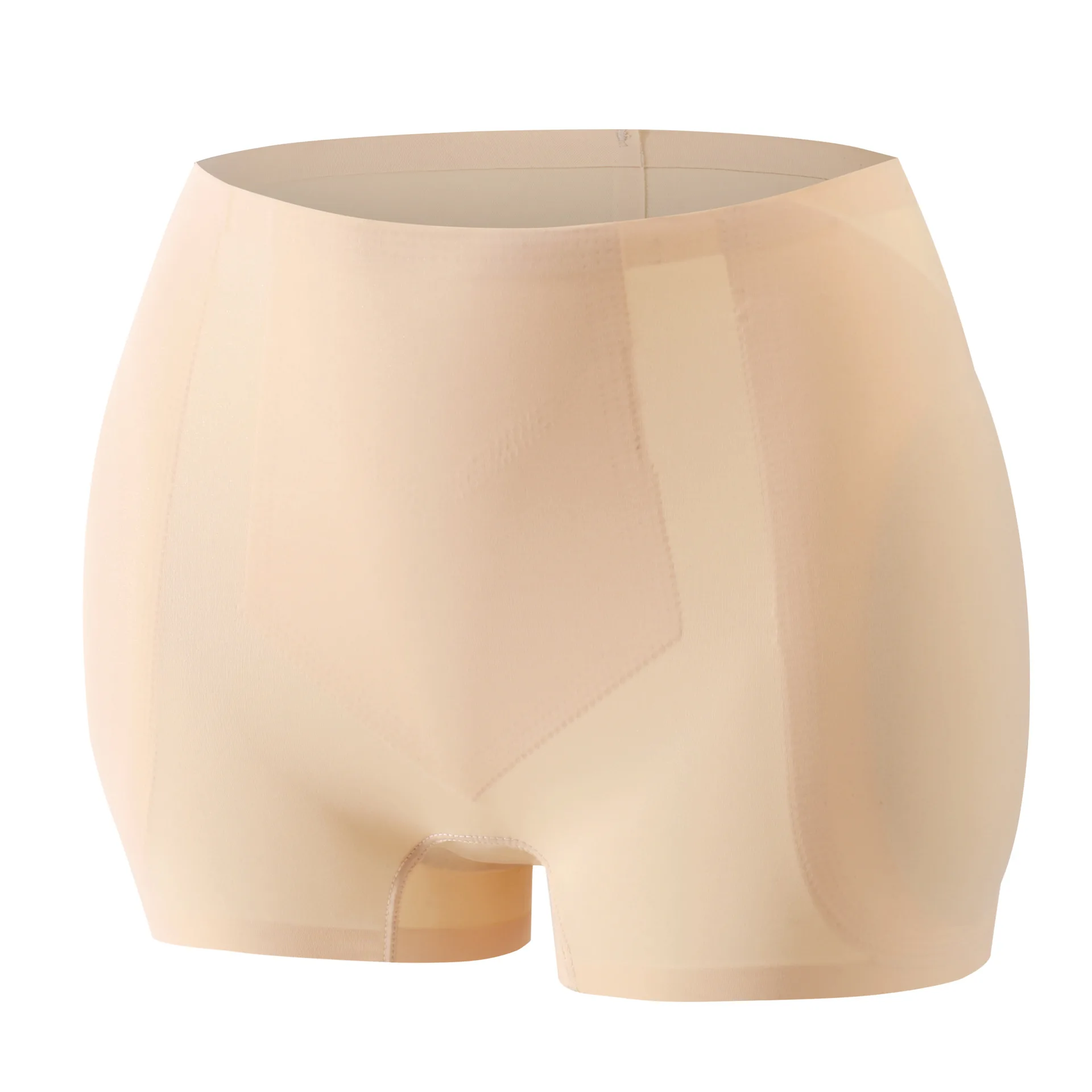 Culotte de levage de fesses taille haute, sans couture, contrôle du ventre, rembourré, faux rehausseur de fesses, sous-vêtements de sécurité respirants