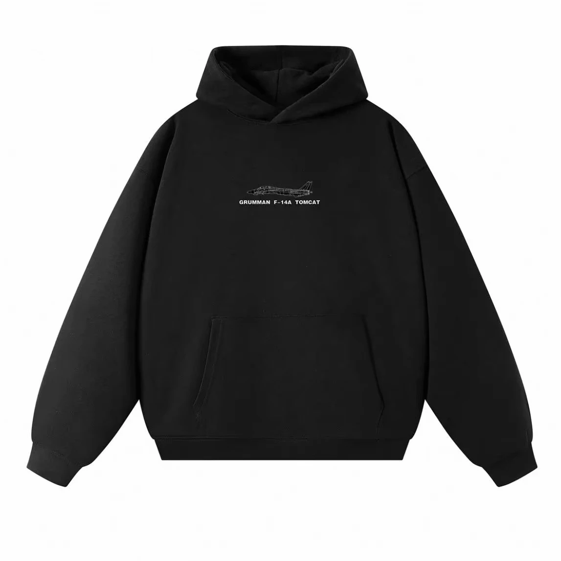 2026 Military Enthusiast Custom Hooded Sweatshirt Men's and Women's Casual Sweatshirt with Fleece Warmth F14 Theme Printed Top