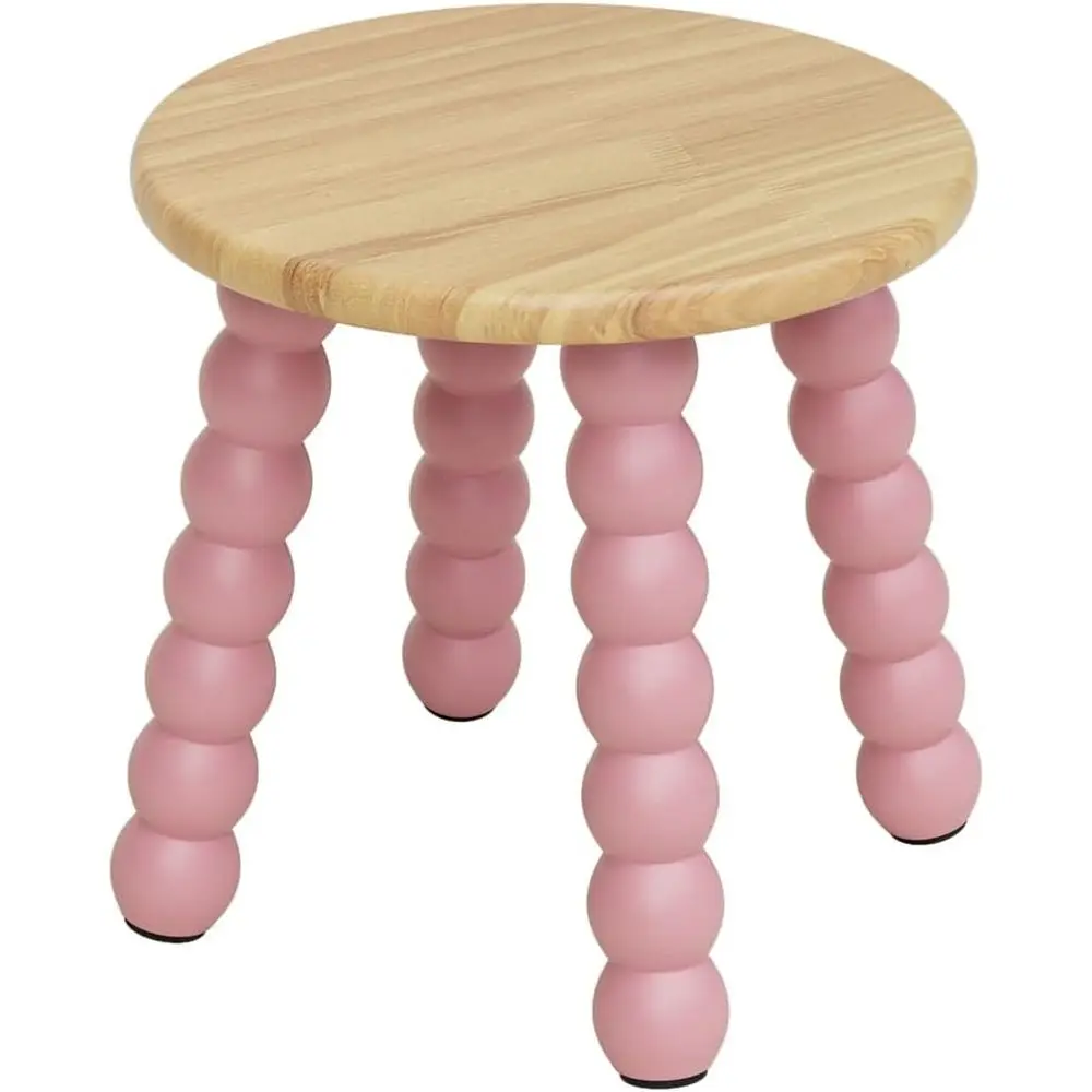 

Solid Wooden Step Stool or Adults Kids, 11 inch Small oot Stool, Non-Slip One Step Stool, Sturdy oot Stool or Bathroom, Bedroom,