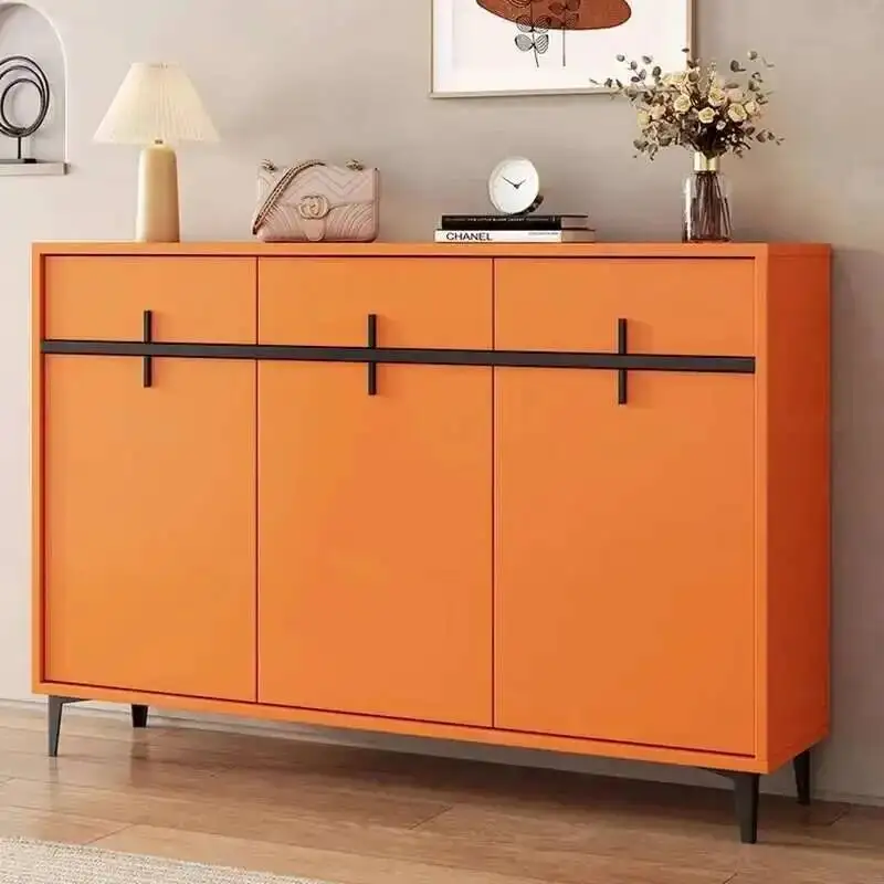 

Organizer European Vertical Shoe Rack Space Storage Saving Shoe Cabinet Wooden Modern Zapatera Organizador Hallway Furniture