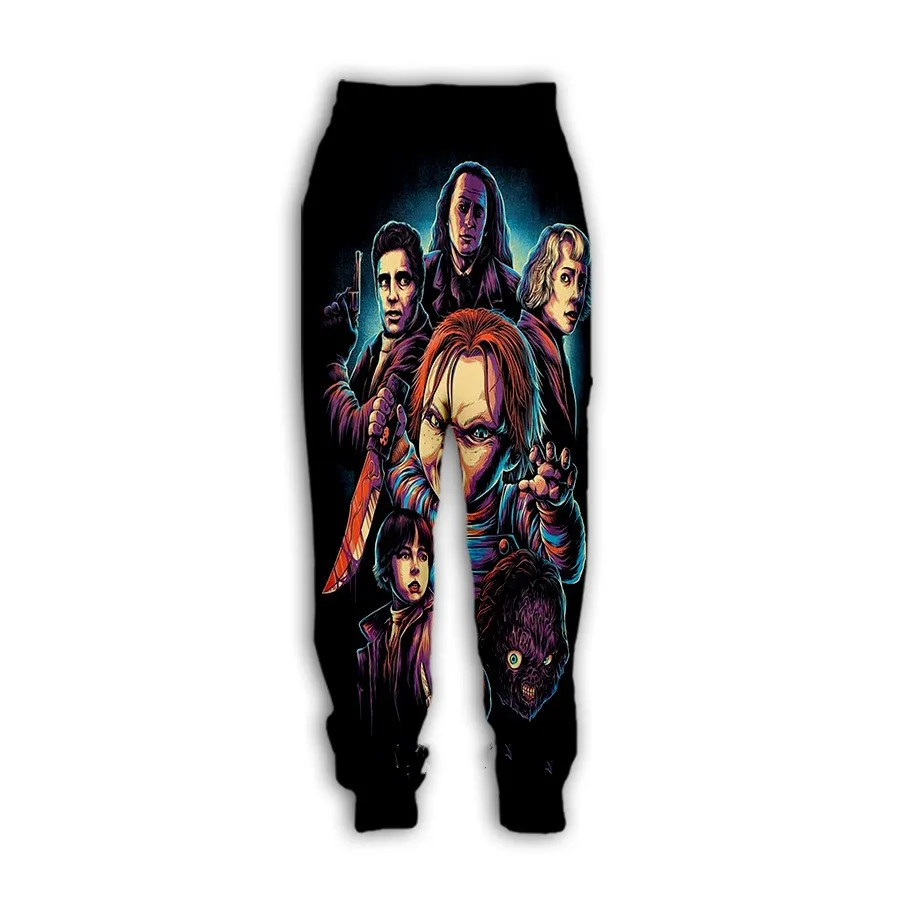 

New Bride of Chucky 3D Print Causal Clothing Fashion Men Women Tracksuits Hip Hop Pants Plus Size S-7XL Seasons Casual trousers