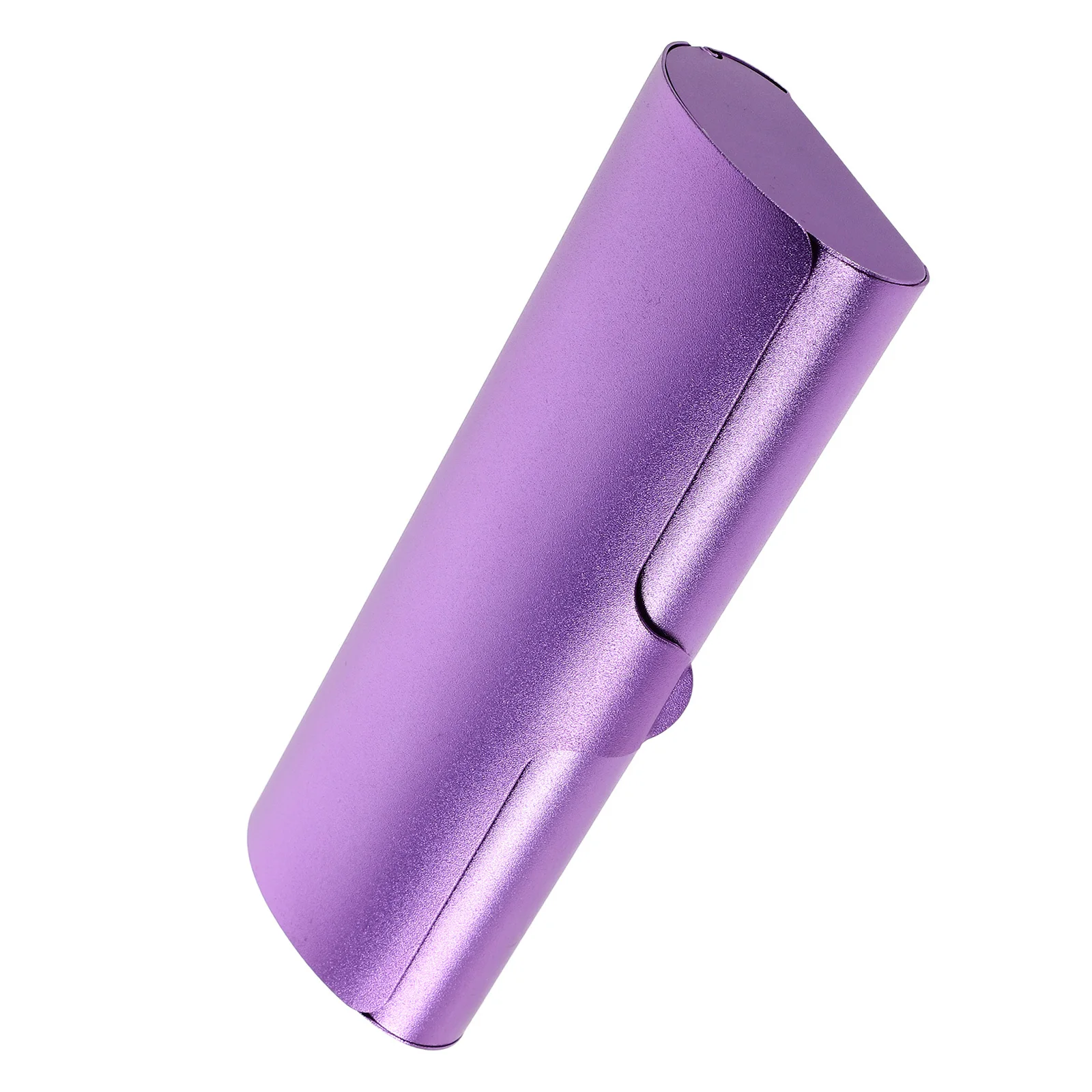 

High-End Metal Eyeglass Case Slim Hard Shell Scratch Protection Portable Lightweight Glasses Protector Case Violet