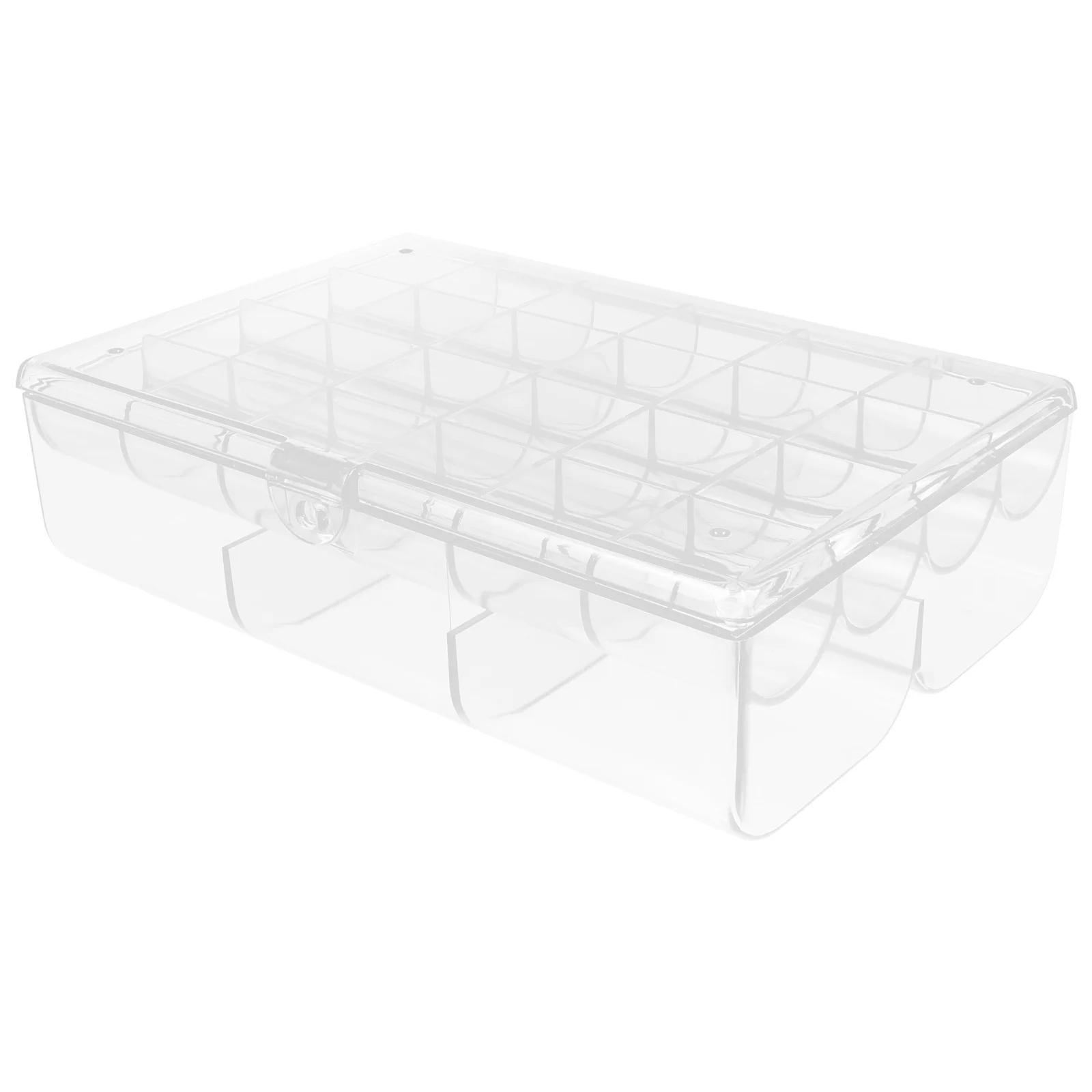 1Pcs Double-Layer Transparent Jewelry Storage Box Simple Small Objects Storage Organizer Display Case for Bracelets Necklaces